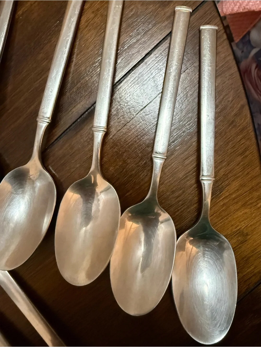 HF SIGNATURE HANFORD FORGE SATIN STAINLESS FLATWARE 29 PIECE SET